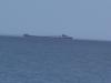 Full optical+digital zoom of freighter on Lake Superior.