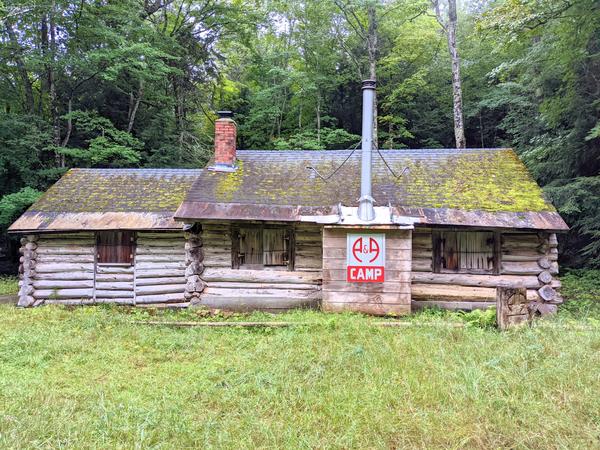 Camp A&A with the new sign.