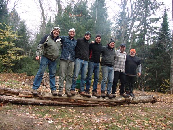 All of us with the downed tree.