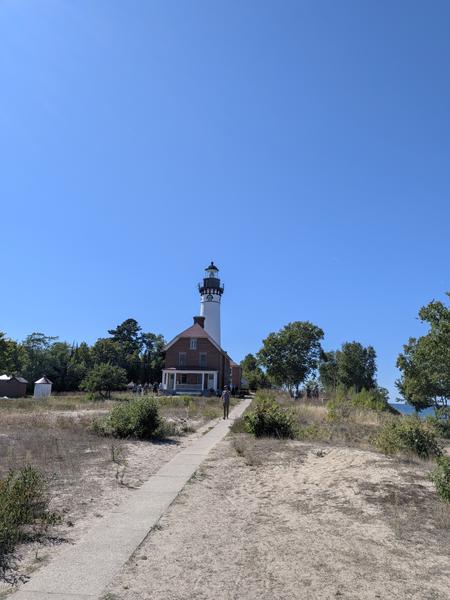 Au Sable Light Station in Pictured Rocks.