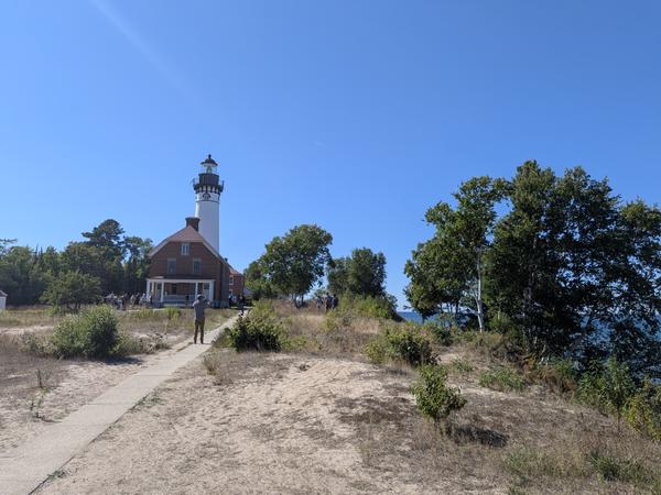 Au Sable Light Station in Pictured Rocks.