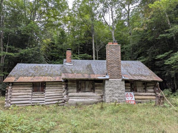 Cabin closed up after another trip.