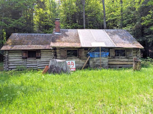 The Cabin after the winter.