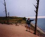 Me in ghost
	  forest at Dunes
