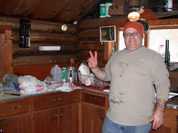 Jon in the kitchen.